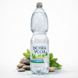 Dobrá voda Neperlivá s příchutí bezinka 1,5l